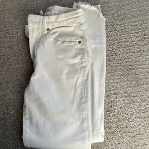 Good American Good Legs Crop in white